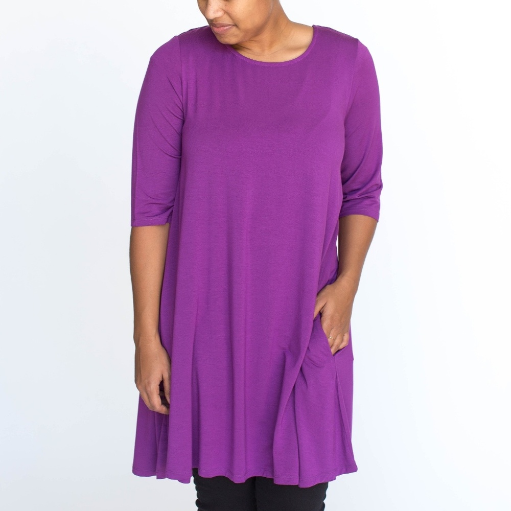 Swing Tunic - Amethyst Purple